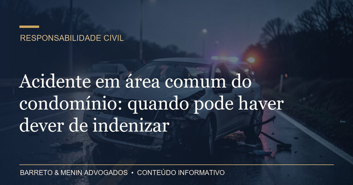 Acidente em evento: dever de segurança do organizador e prova